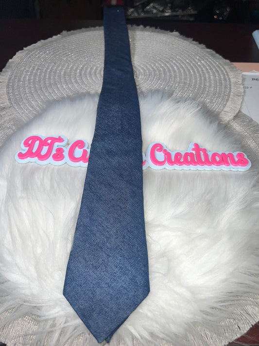 Dark Denim Necktie