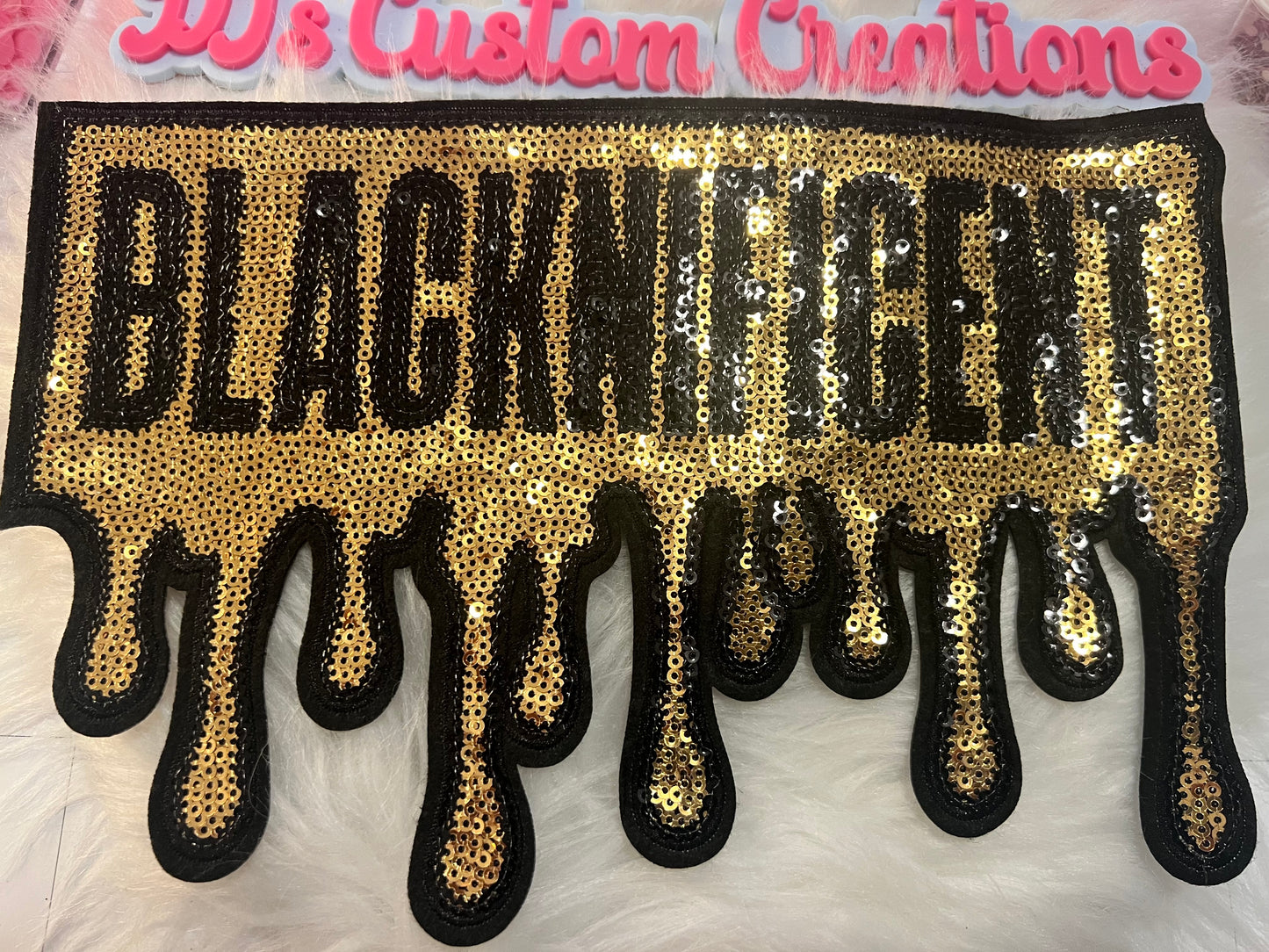 Sequin Black Gold Blacknificent