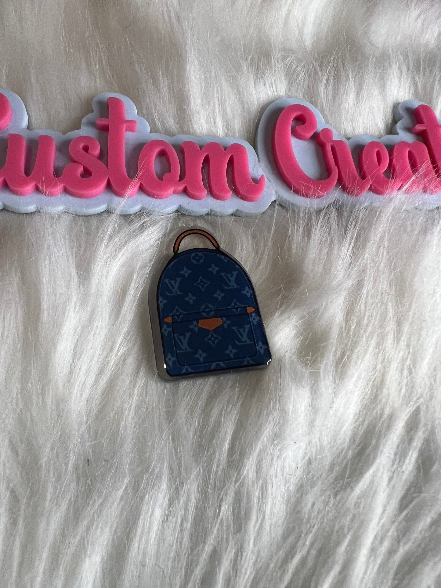 Blue LV backpack