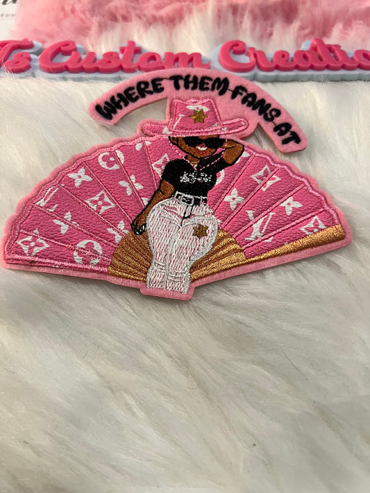 Pink LV Where them fan at Sheriff small