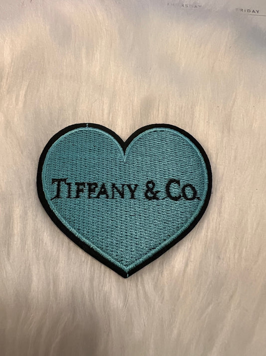 Tiffany Heart Black Trim