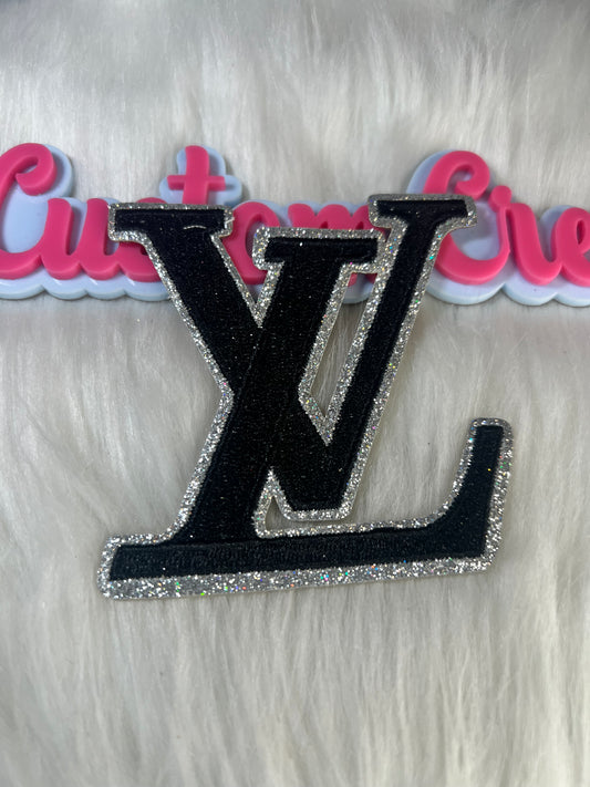 🩶 Silver Metallic LV Patch
