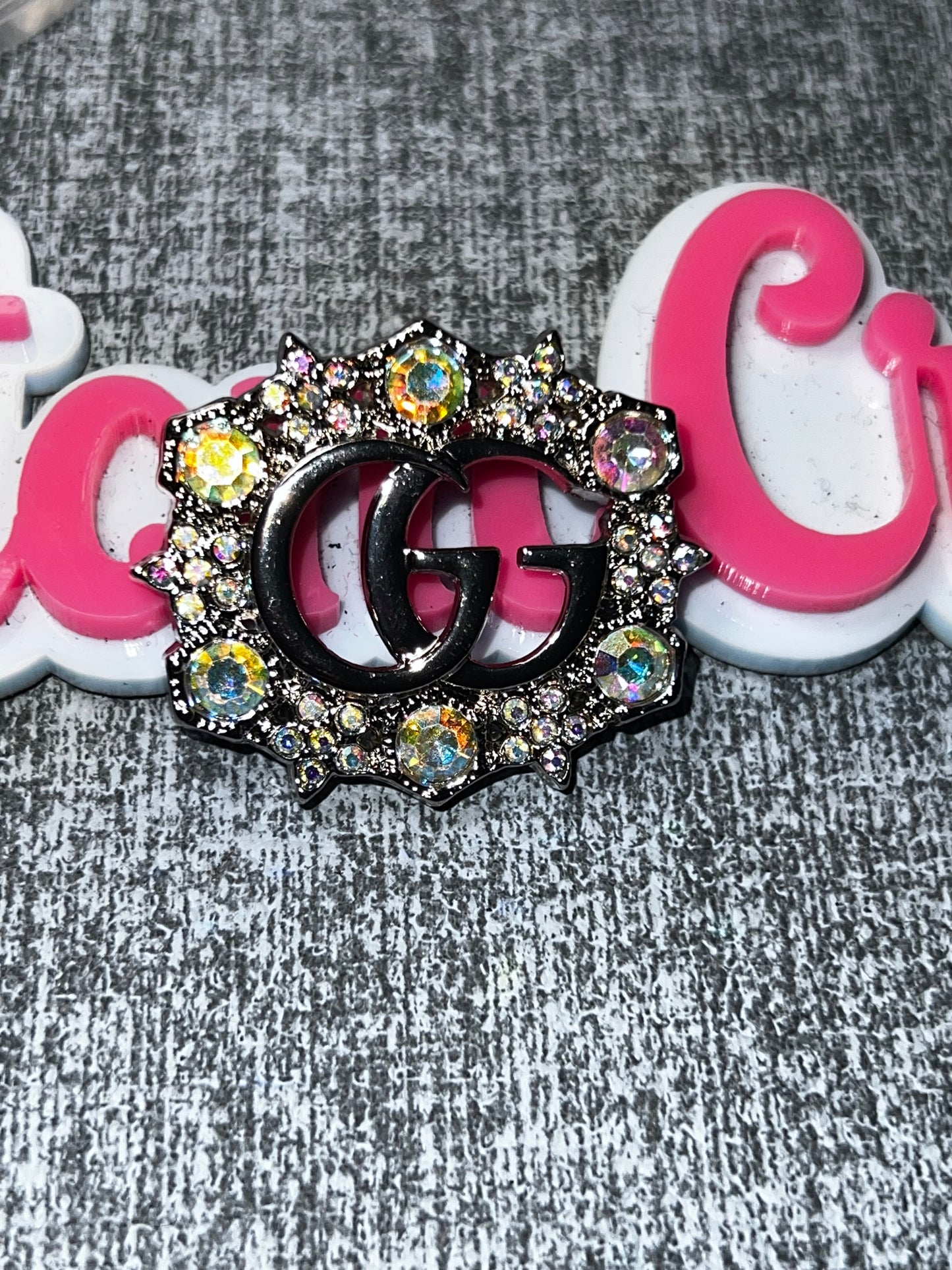 Gold Crystal Letter Brooch Pin | Rhinestone Fashion Brooch for Jackets Hats Bags & DIY Crafts
