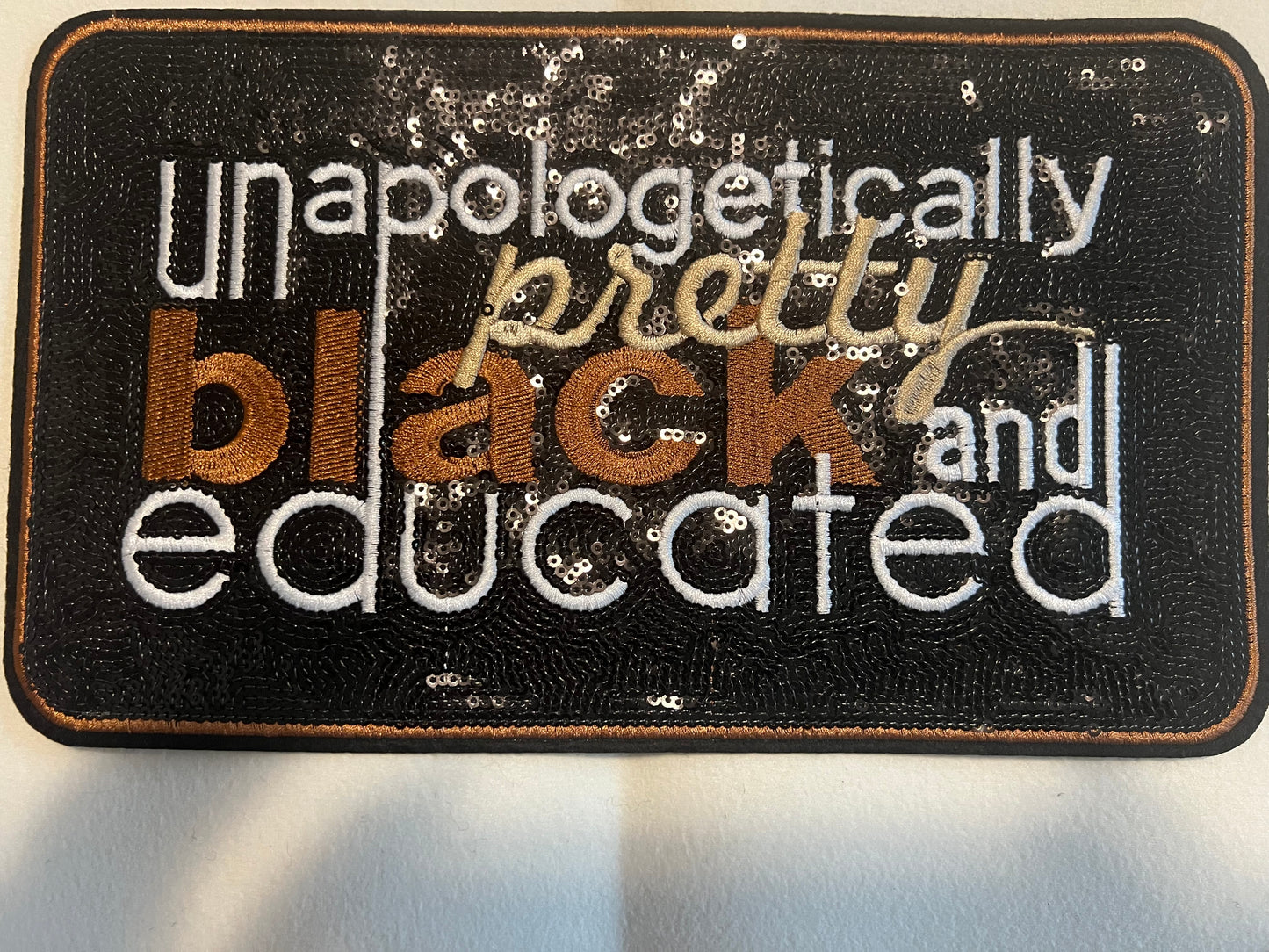 Sequin Unapologetically Black