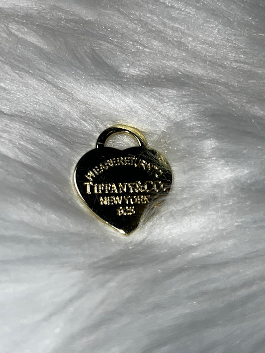 Gold Heart Charm Pendant – Fashion Crafting Charm