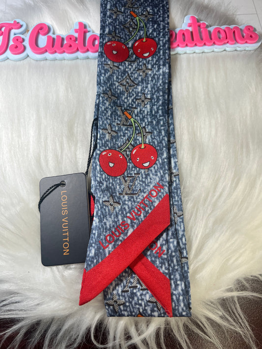 Denim Look LV Cherry scarf