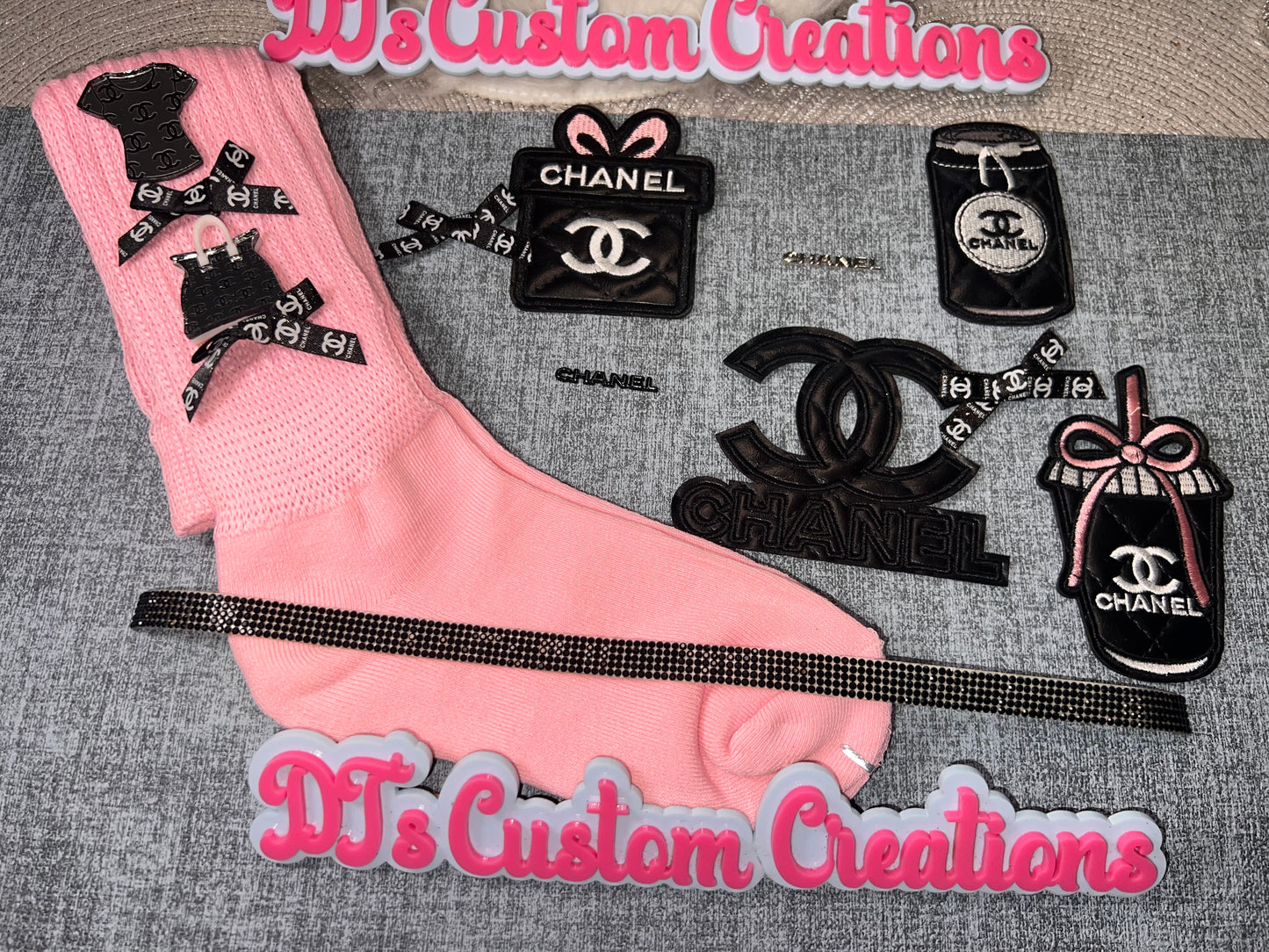 Pink Chic DIY Sock Kit – Girly Glam Edition
