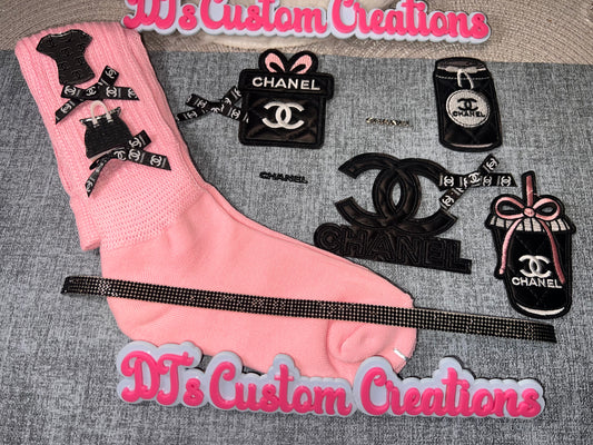 Pink Chic DIY Sock Kit – Girly Glam Edition