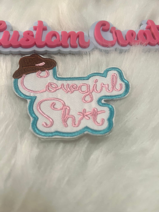 Cowgirl S**t Pink Teal Brown