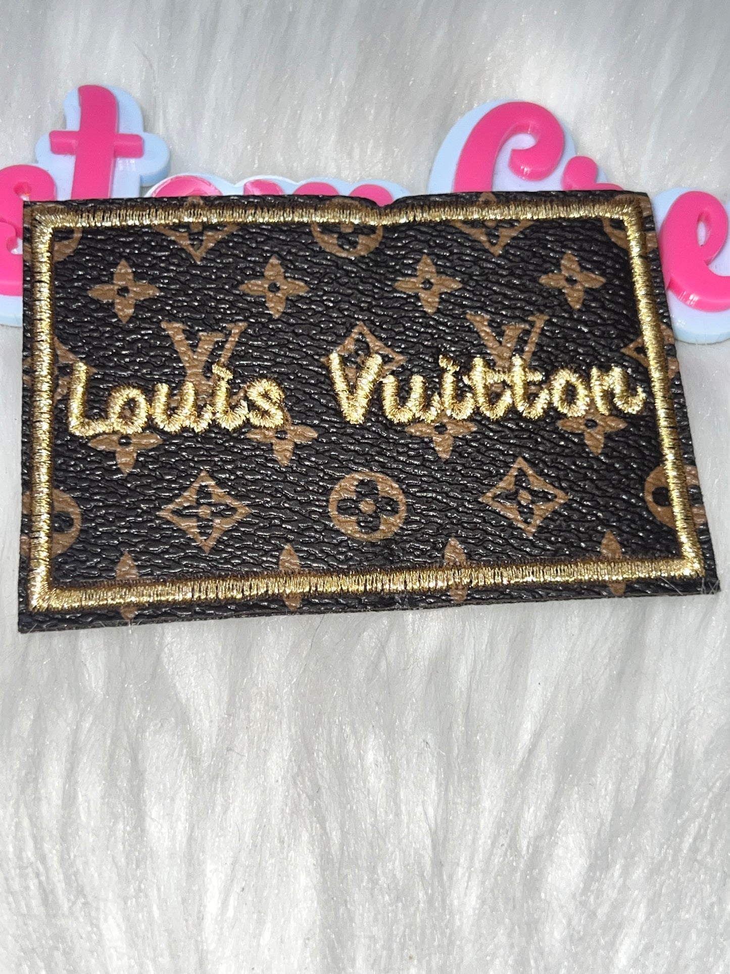 Luxe Script Rectangle Patch