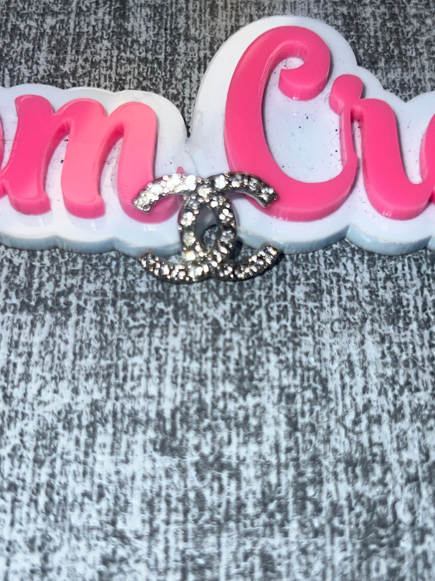 Mini Rhinestone Double Curve Charm – Luxe Statement Charm