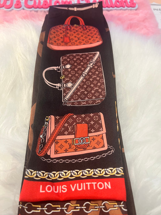 Black Luggage LV Scarf