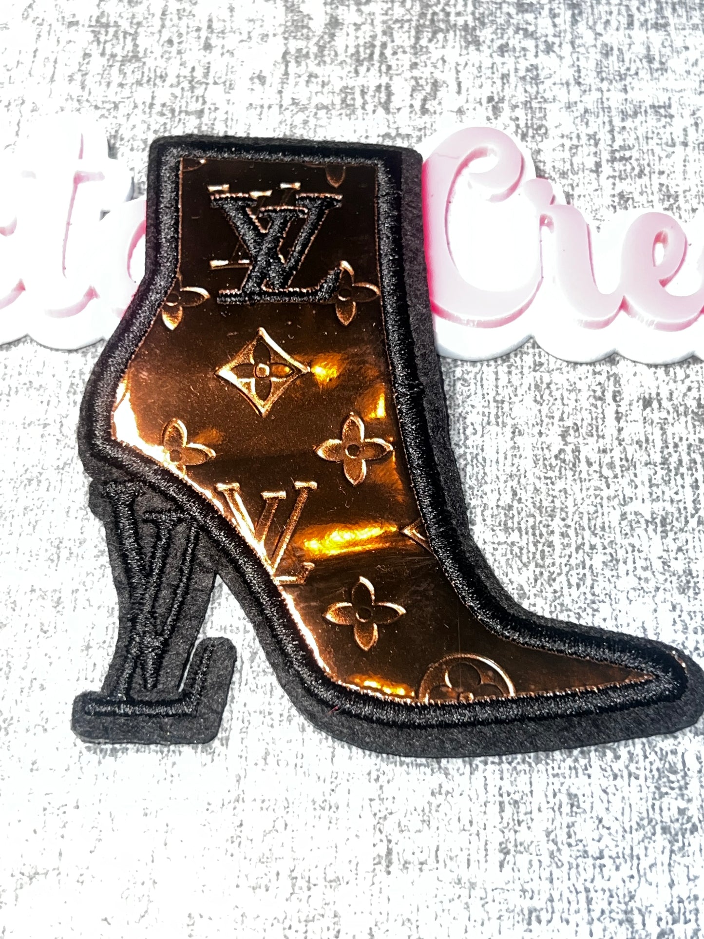 Metallic Fashion Heel Decorative Patch – Fashion Statement Patch