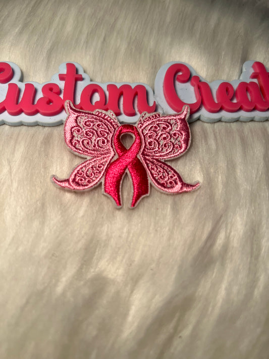 Cancer Ribbon Butterfly