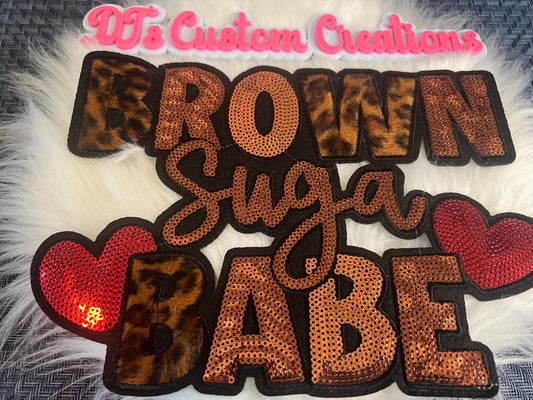 Sequin Leopard print Brown Suga