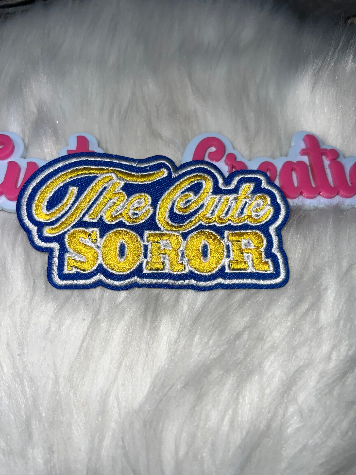 ⭐ The Cute Soror – Sigama colors (Blue & Gold)