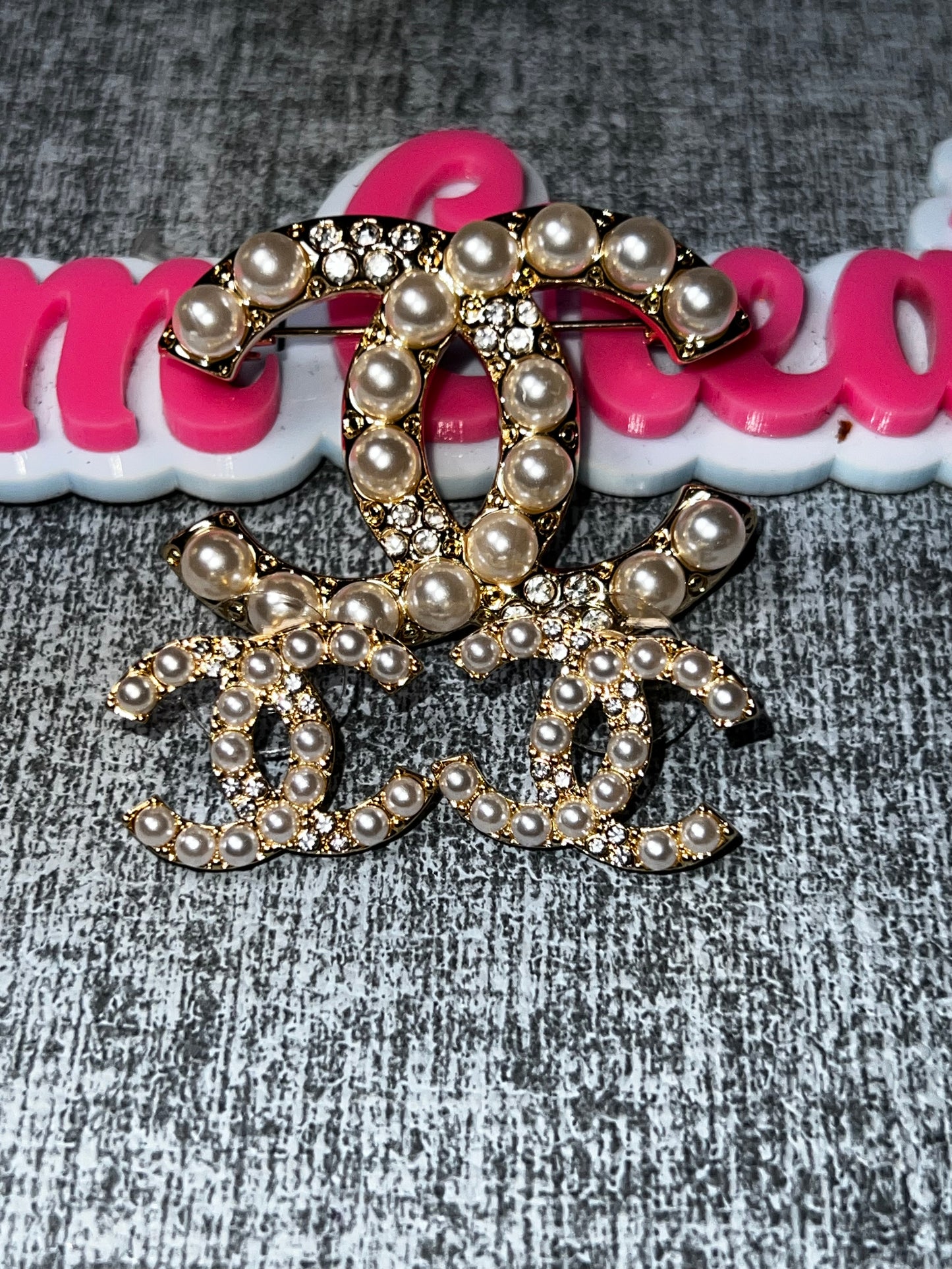 Pearl Fashion Brooch Set – Glam Pearl Rhinestone Jewelry