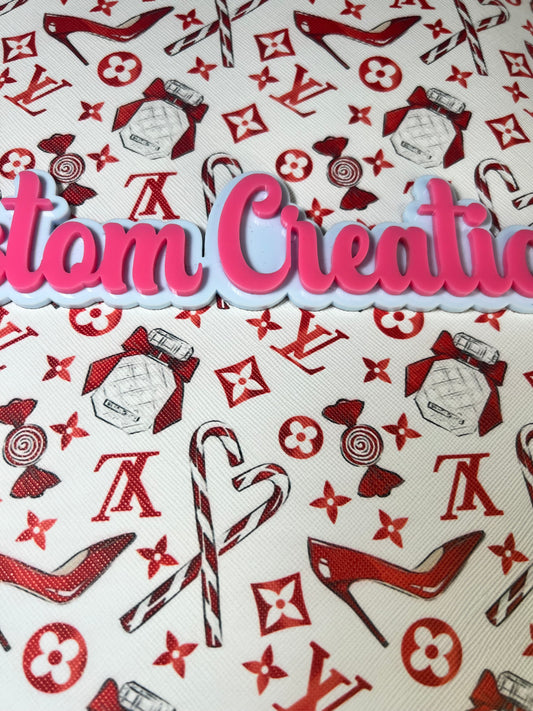 Red Heels & Candy Cane LV Christmas