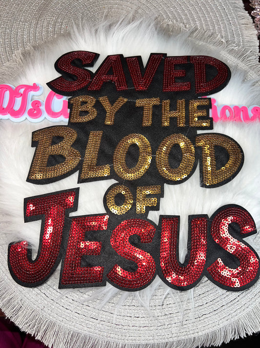 ✝️ “Saved by the Blood of Jesus” Patch