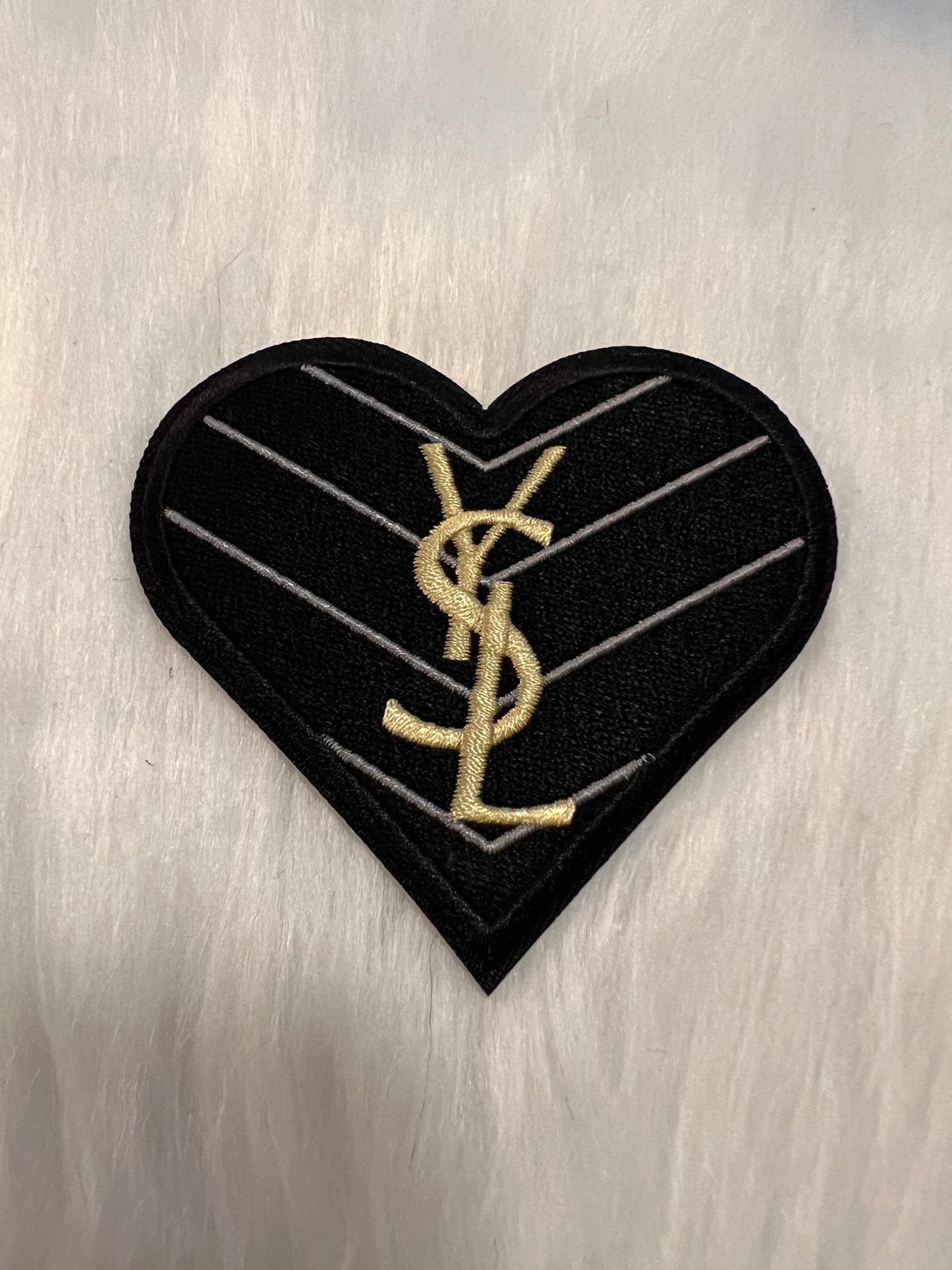 Black Gold YSL Heart