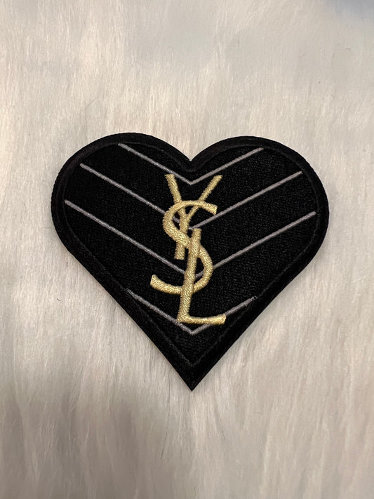 Black Gold YSL Heart