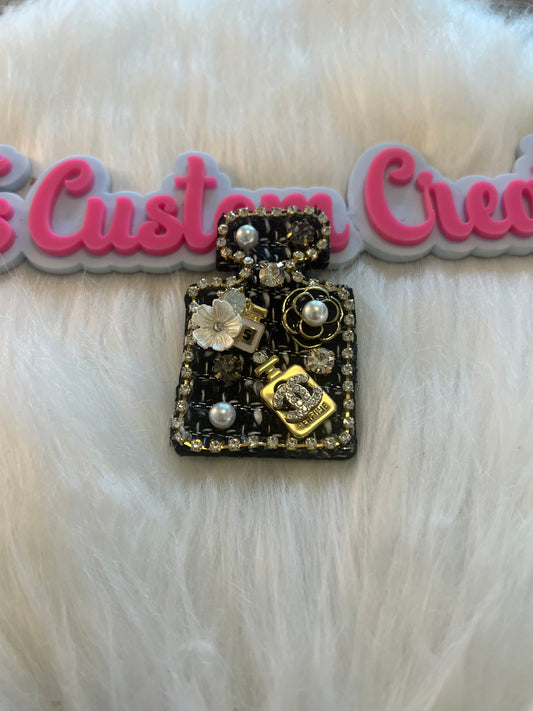 Black Perfume CC Brooch
