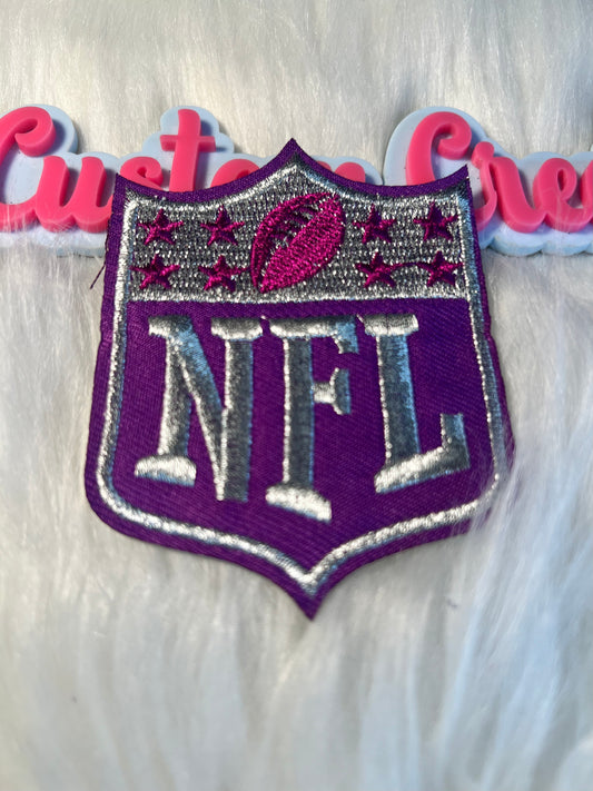 Purple Silver NFL Team