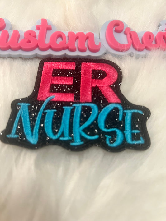ER Nurse glitter trim