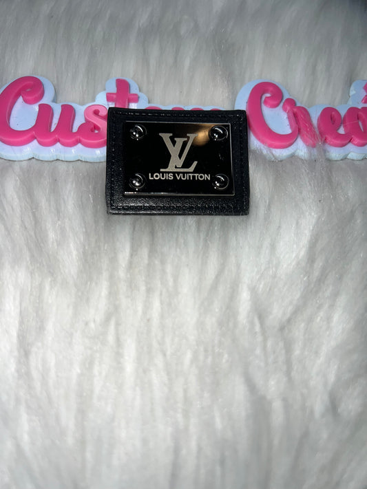 Rectangle Luxe Metal Tag Charm – Statement Charm