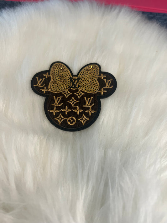 Brown Gold Minnie LV