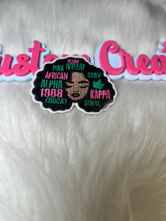 💕 AKA Inspired Afro Queen Patch