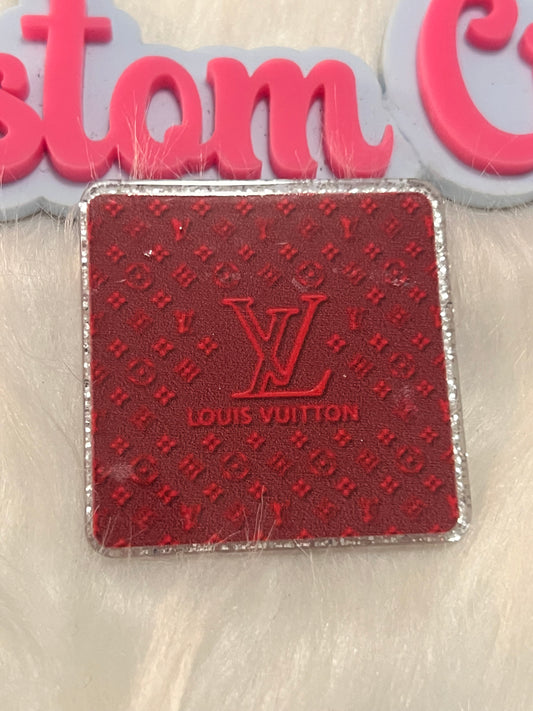 Red LV Square