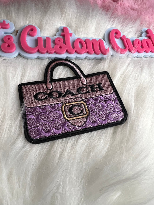 Purple Coach bag