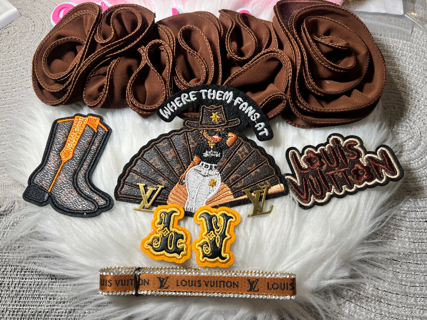 Chocolate  Glam Patch Bundle