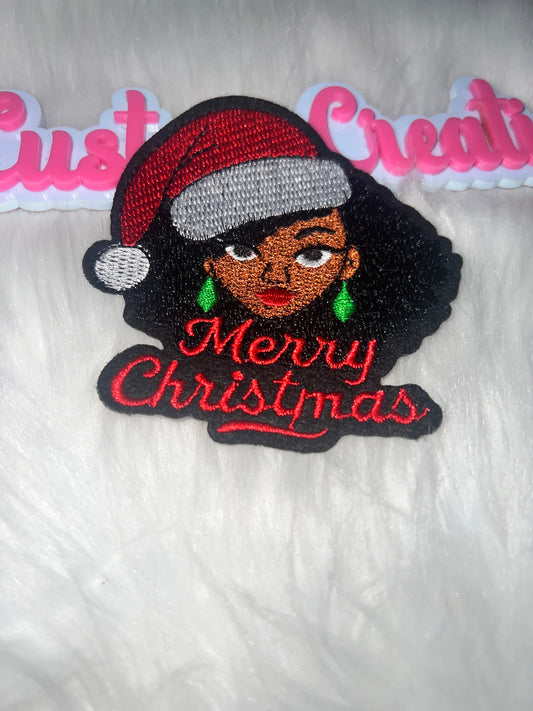 ✨ Merry Christmas Girl Patch