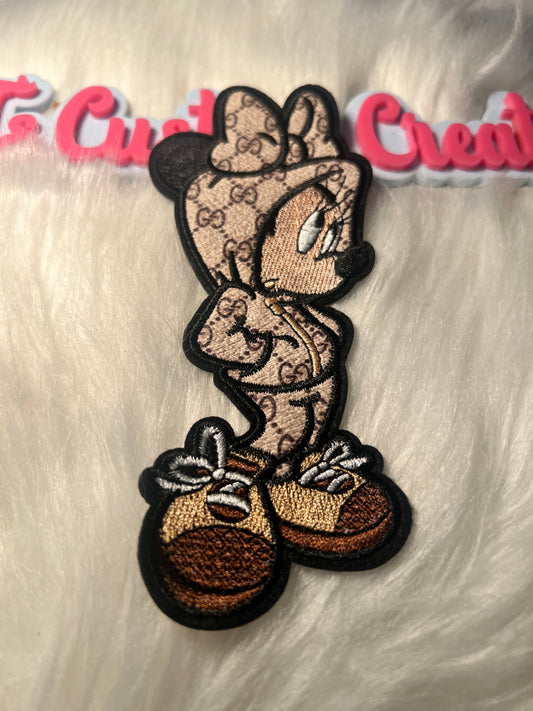 Tan GG faux leather Minnie