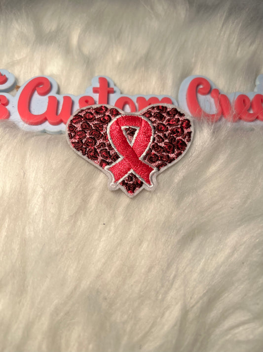 Ribbon Cancer Heart