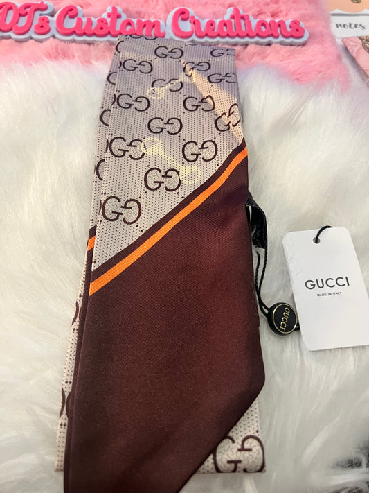 Brown GG Scarf