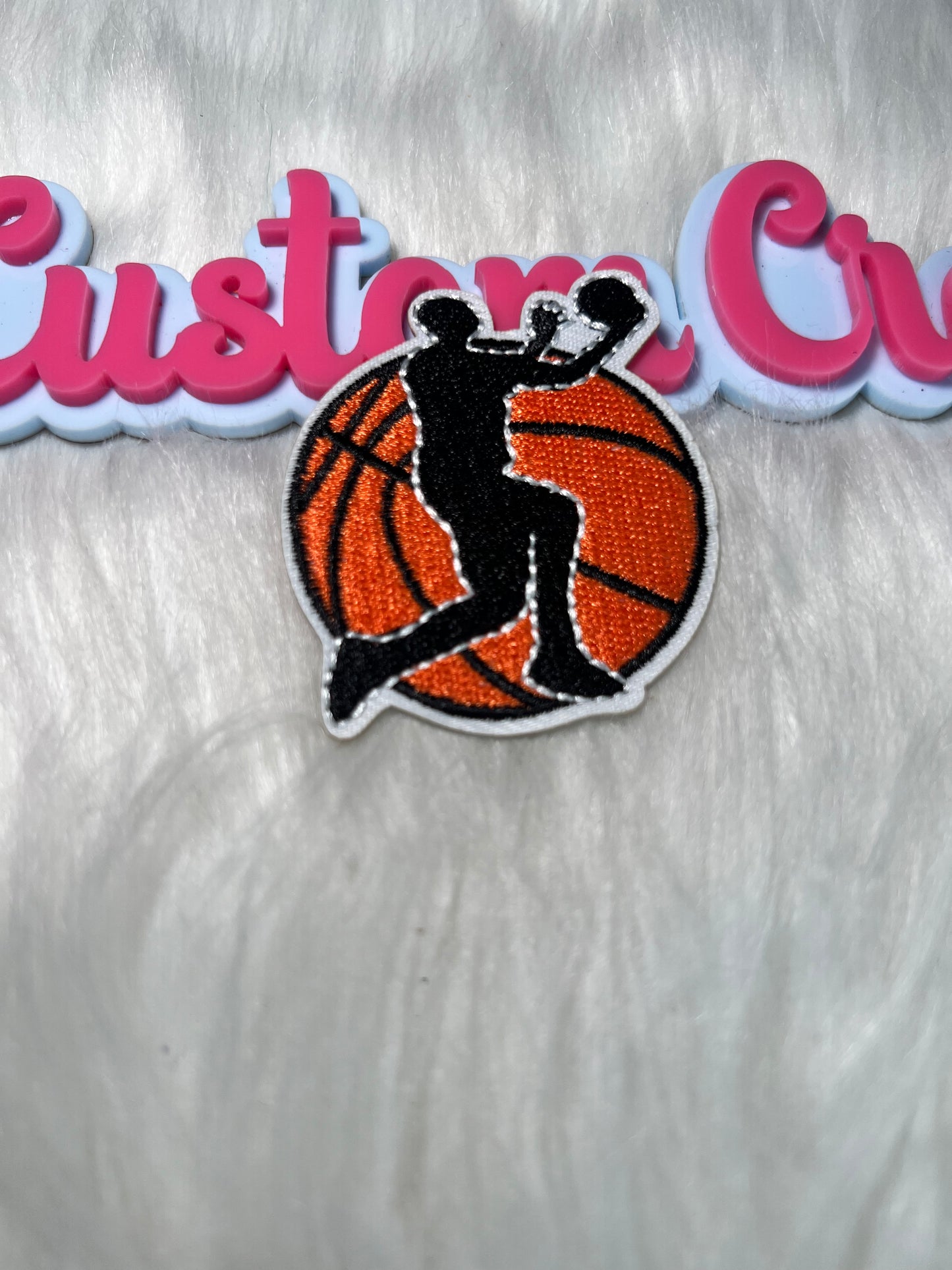 🏀 Basketball Dribble Iron-On Patch