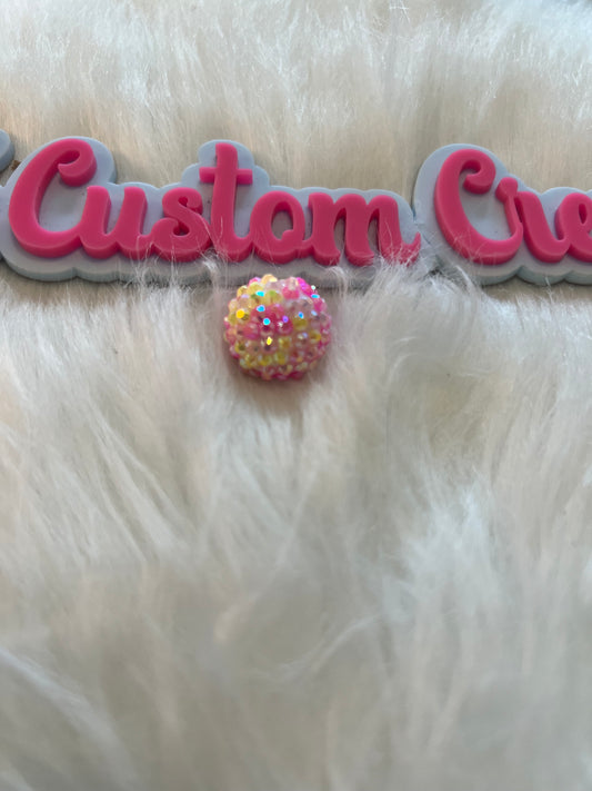 Bling Yellow Pink White Focal