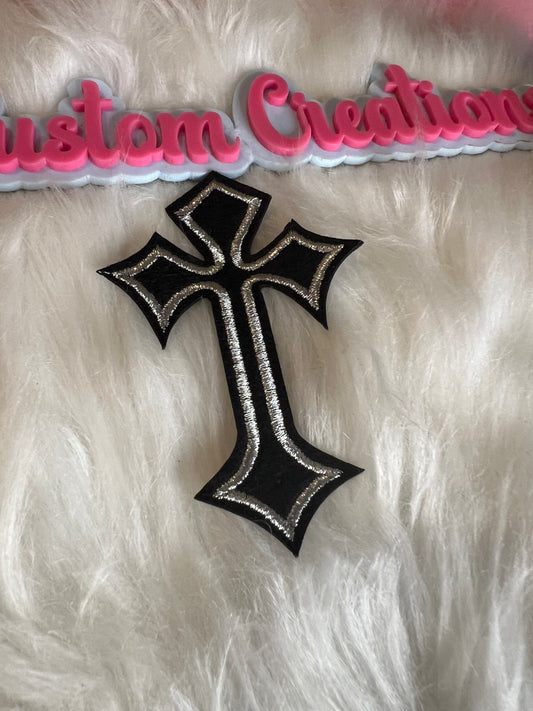 Black Silver Cross