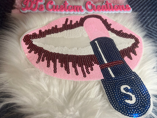 Sequin lips