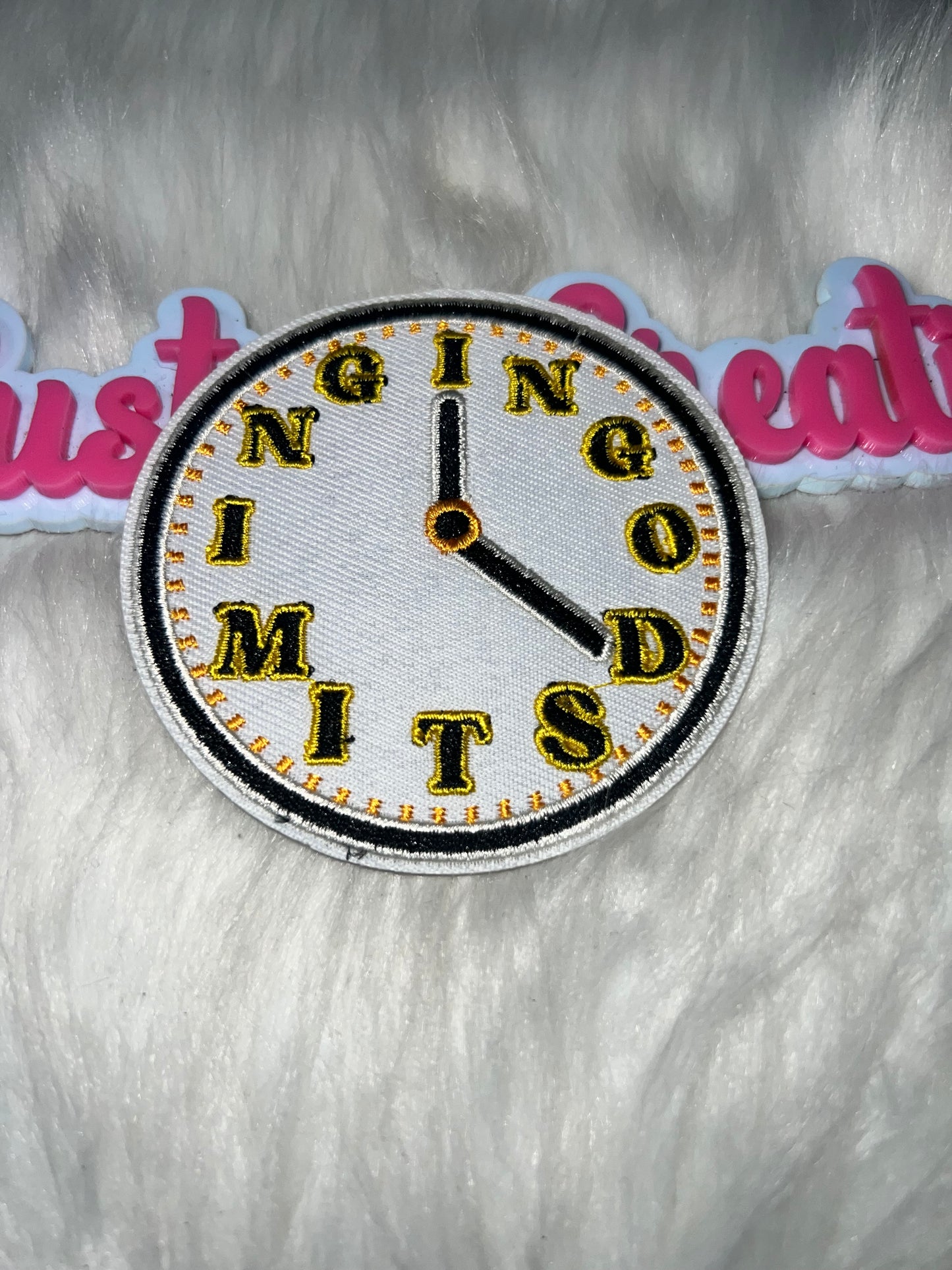 ⭐ In God’s Timing (Clock) – IRON-ON PATCH