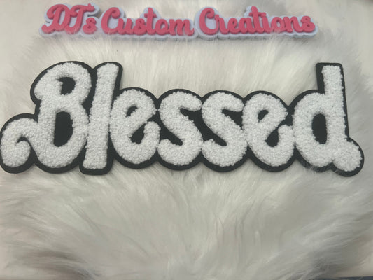 White Black Fluffy Blessed