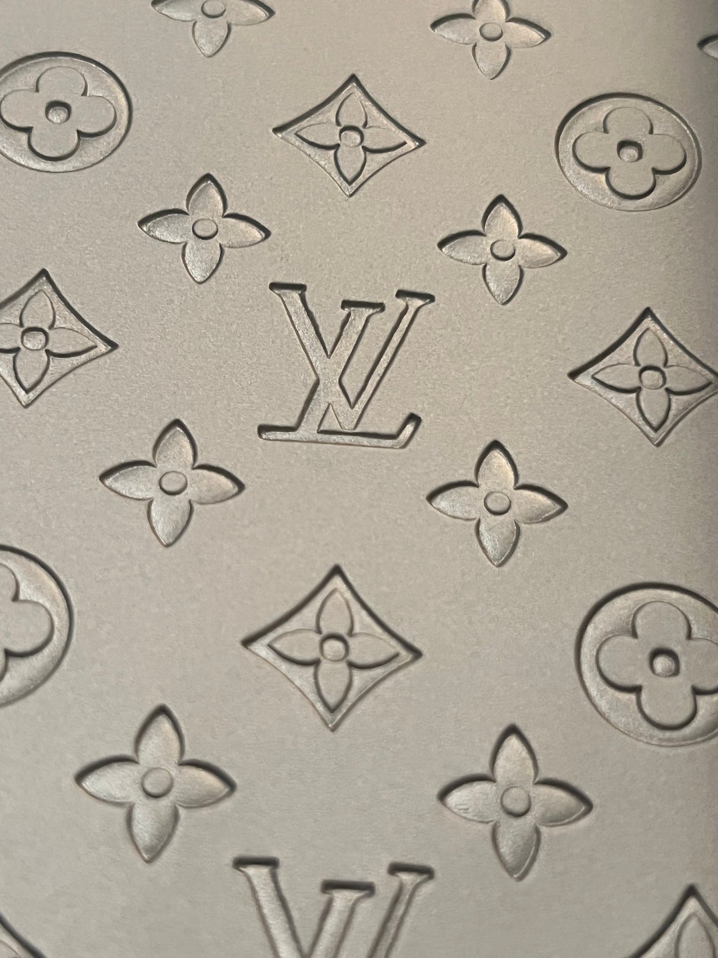 Gray Embossed LV