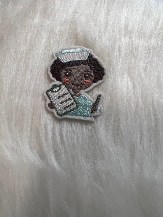 Nurse with chart & pen