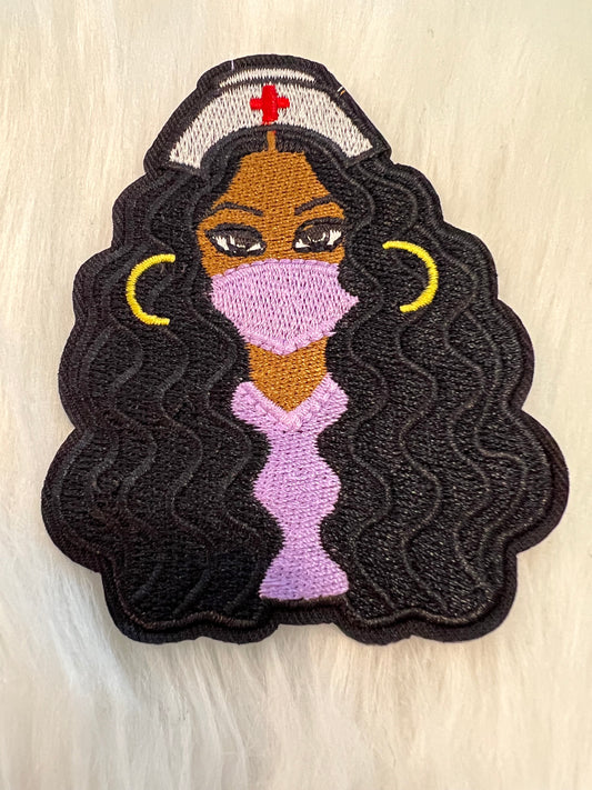 Lavender mask Nurse