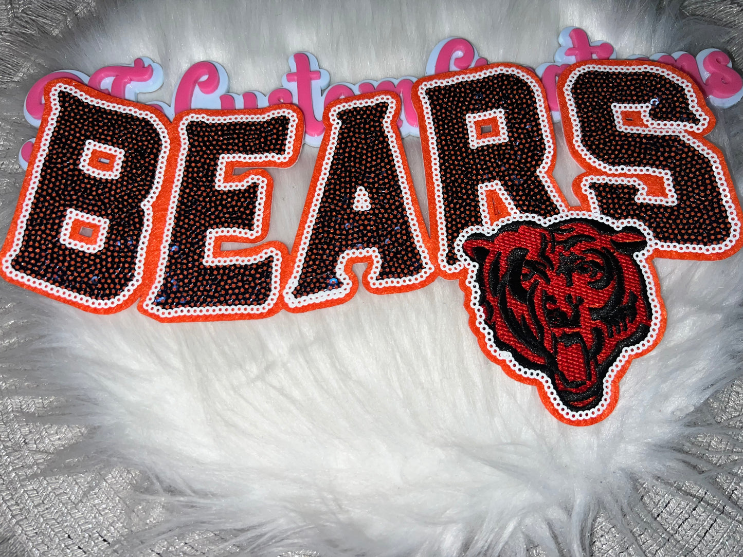 🧡 Chicago Bears Sequin Patch