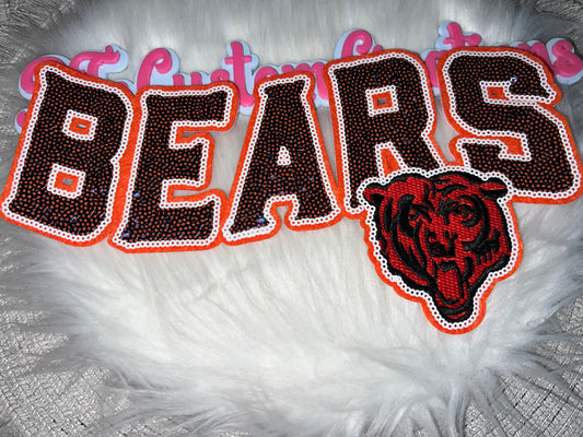 🧡 Chicago Bears Sequin Patch