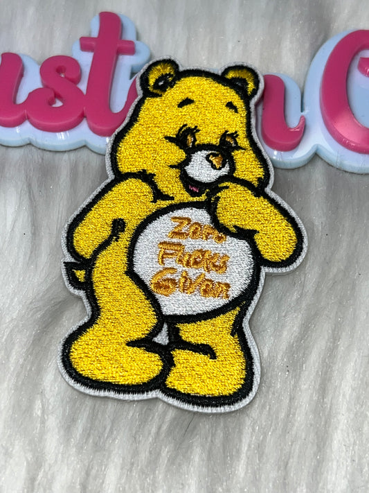 Yellow Bear Zero F ** Given Embroidered Patch